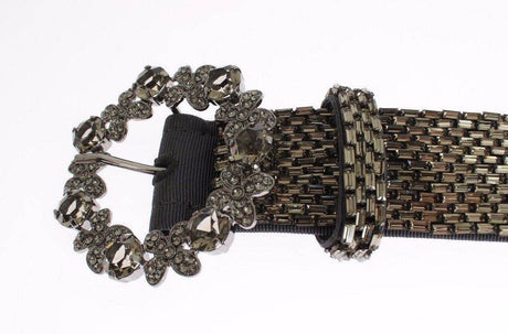 Dolce & Gabbana Swarovski Crystal Sequined Waist Belt - Hilstor