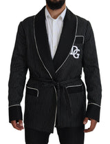 Dolce & Gabbana Elegant Silk-Lined Robe Jacket - Hilstor