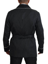 Dolce & Gabbana Elegant Silk-Lined Robe Jacket - Hilstor
