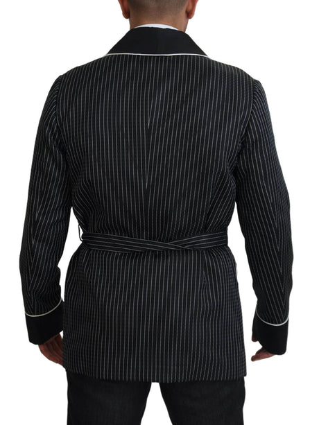 Dolce & Gabbana Elegant Silk-Lined Robe Jacket - Hilstor