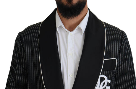 Dolce & Gabbana Elegant Silk-Lined Robe Jacket - Hilstor