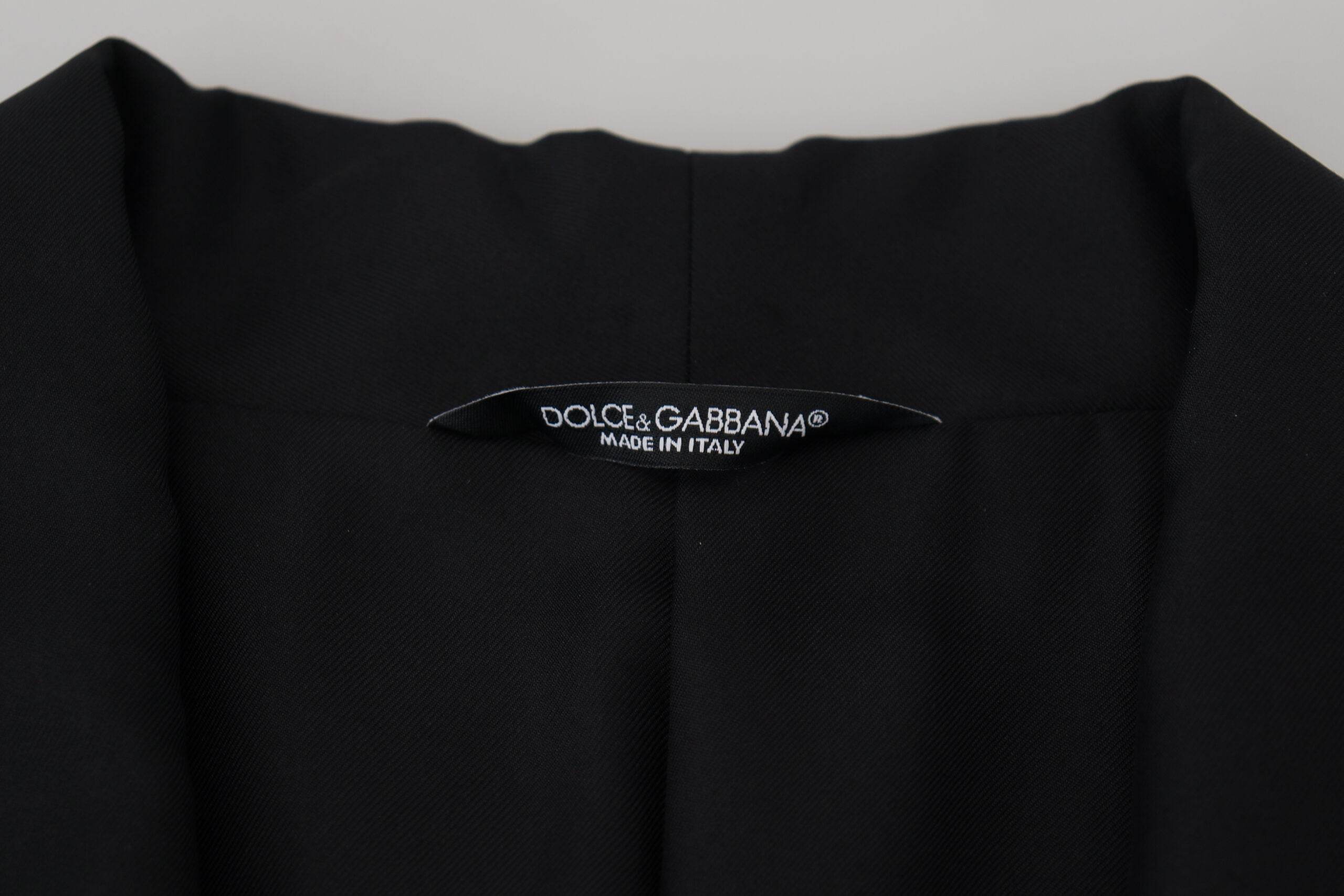 Dolce & Gabbana Elegant Silk-Lined Robe Jacket - Hilstor