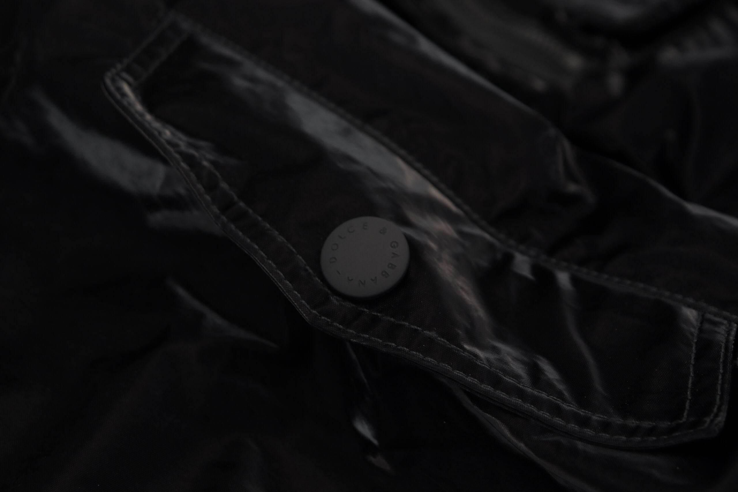 Dolce & Gabbana Black Nylon Hooded Full Zip Bomber Jacket - Hilstor