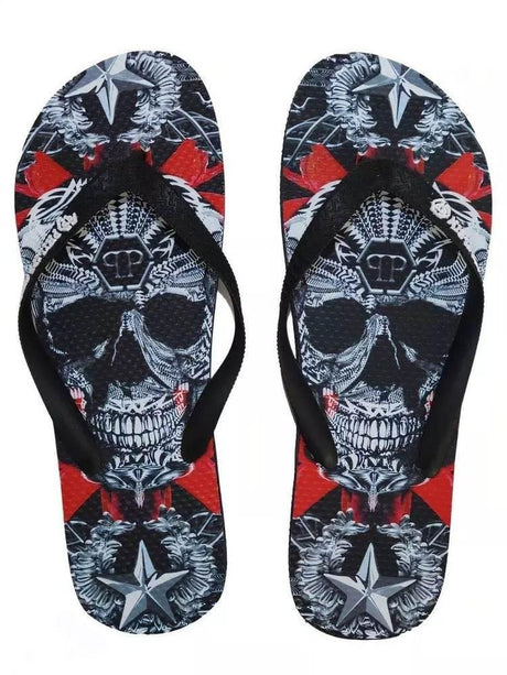 Philipp Plein Multicolor Polyester Women Flip Flop - Hilstor