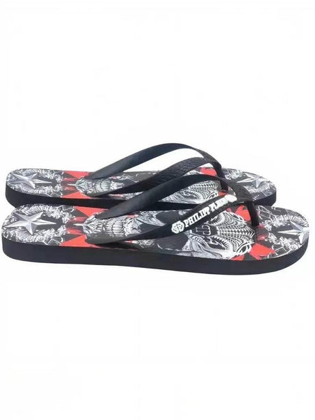Philipp Plein Multicolor Polyester Women Flip Flop - Hilstor