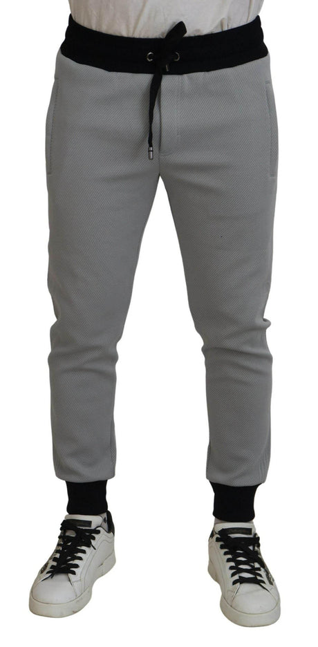 Dolce & Gabbana Gray Polyester Sweatpants Jogger Pants - Hilstor