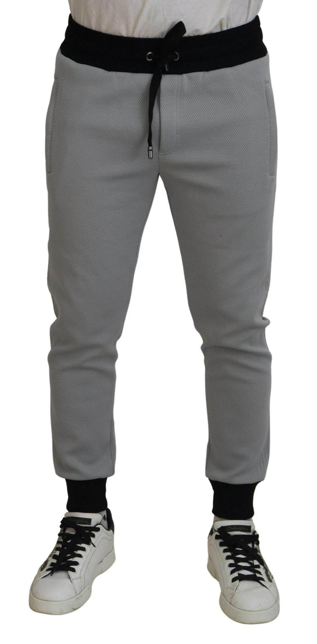 Dolce & Gabbana Gray Polyester Sweatpants Jogger Pants - Hilstor
