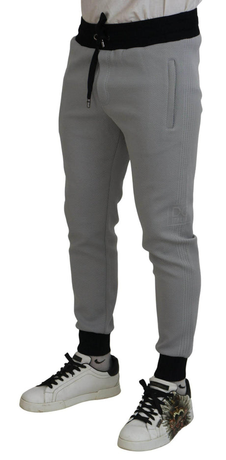 Dolce & Gabbana Gray Polyester Sweatpants Jogger Pants - Hilstor