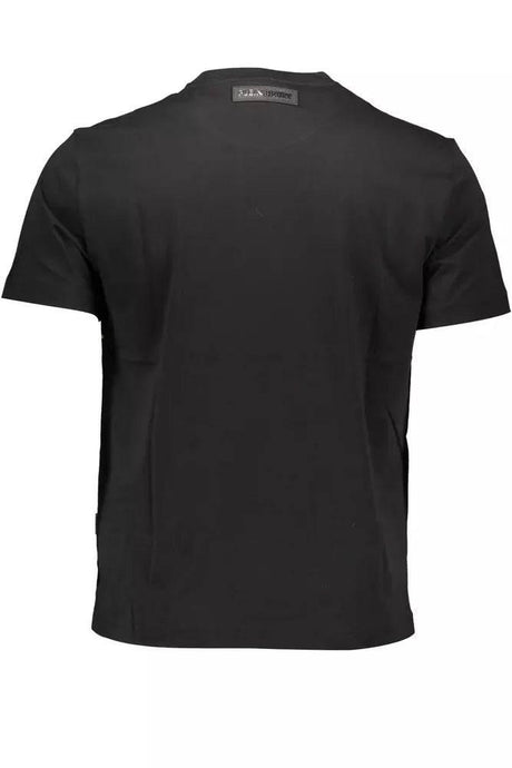 Plein Sport Black Cotton Men T-Shirt - Hilstor