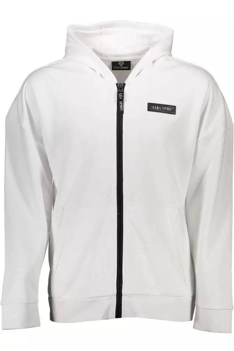 Plein Sport White Cotton Men Sweater - Hilstor