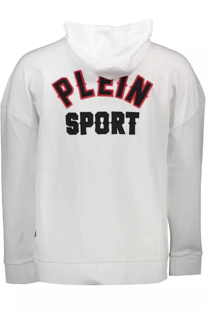 Plein Sport White Cotton Men Sweater - Hilstor