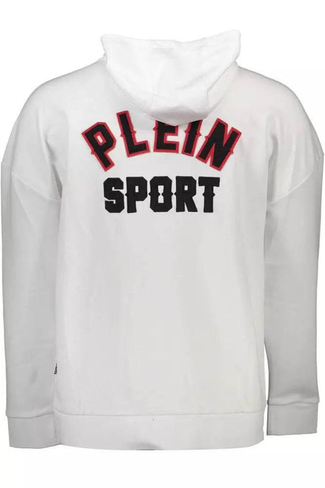 Plein Sport White Cotton Men Sweater - Hilstor