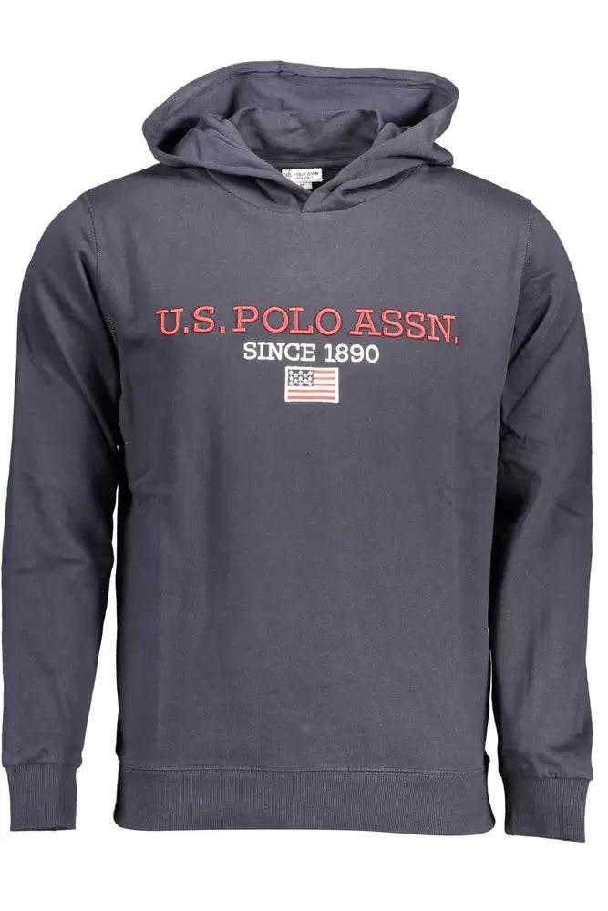 U.S. POLO ASSN. Blue Cotton Men Sweater - Hilstor