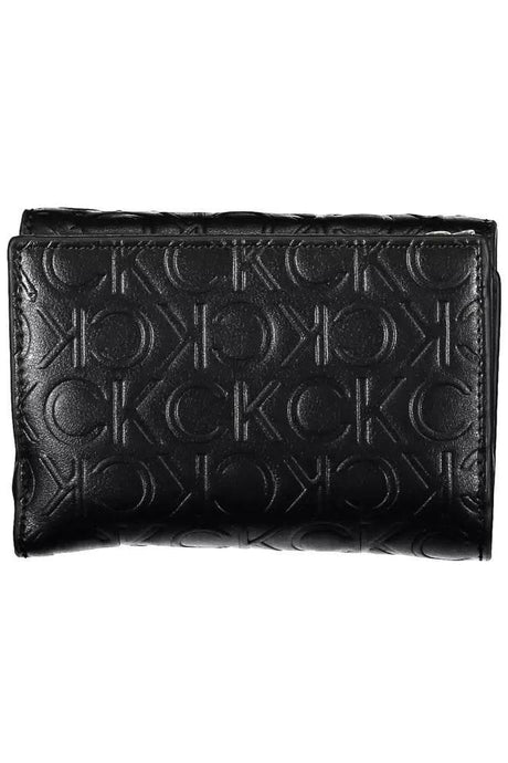 Calvin Klein Elegant Black Polyethylene Wallet with RFID Blocker - Hilstor