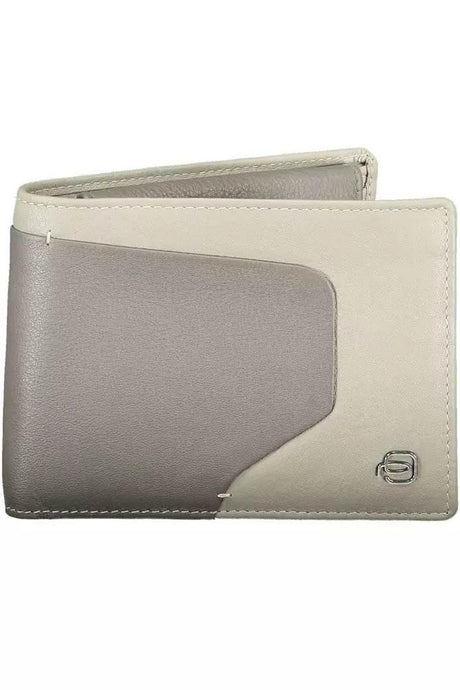 Piquadro Sleek Bi-Fold Leather Wallet with RFID Block - Hilstor