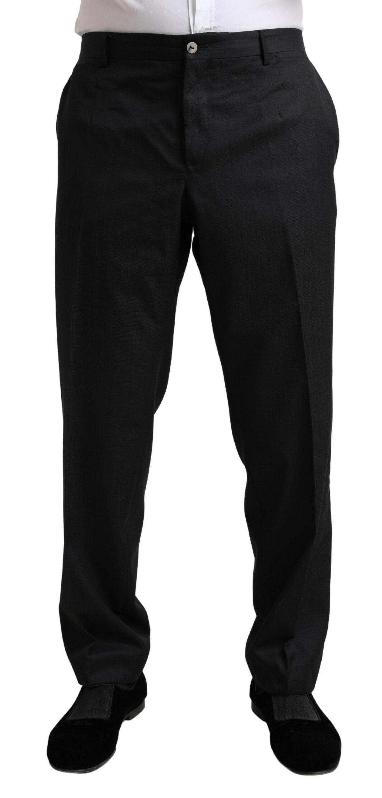 Dolce & Gabbana Black MARTINI Single Breasted 2 Piece Suit - Hilstor
