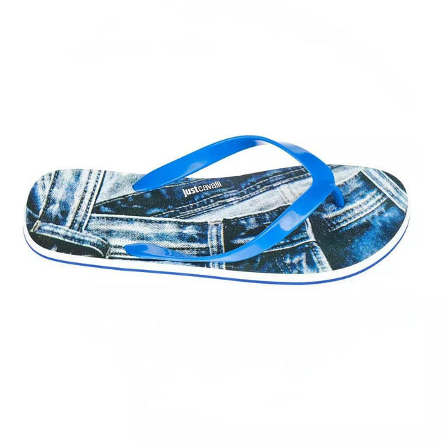 Just Cavalli Light Blue EVA Men's Sandal - Hilstor