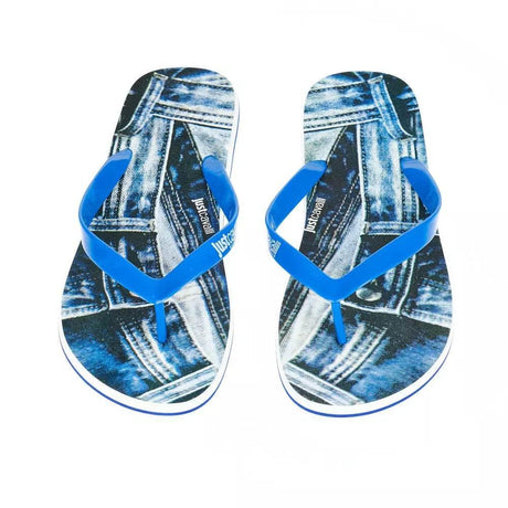 Just Cavalli Light Blue EVA Men's Sandal - Hilstor