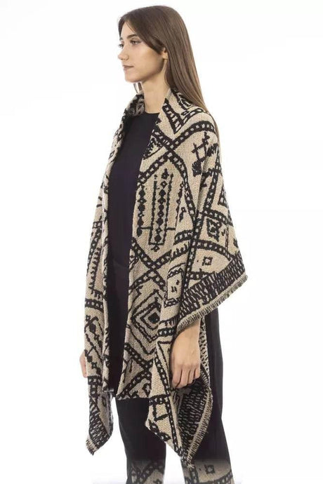 Alpha Studio Brown Wool Women Scarf - Hilstor