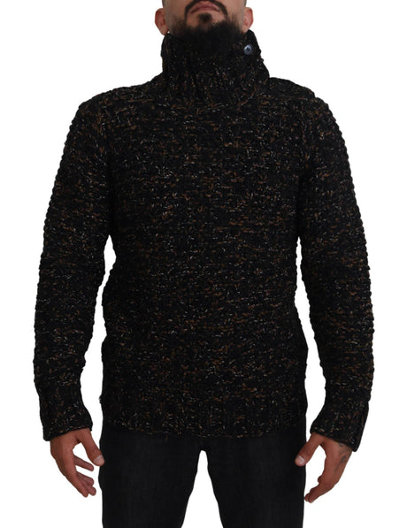 Dolce & Gabbana Brown Fatto A Mano Turtleneck Pullover Sweater - Hilstor