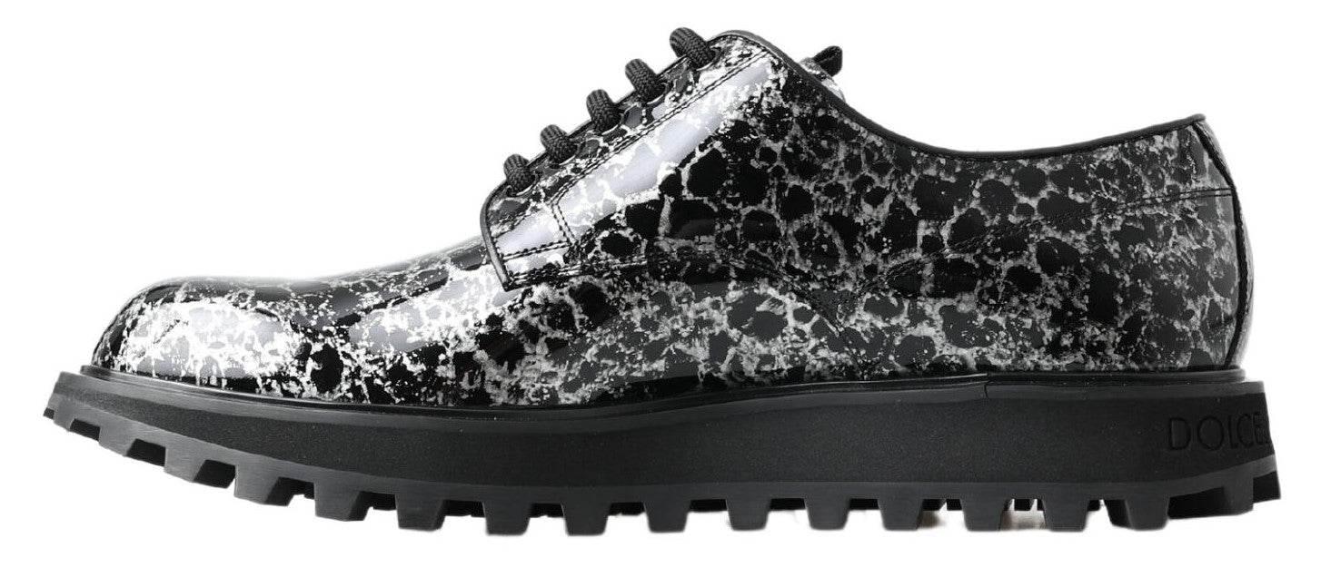Dolce & Gabbana Sophisticated Two-Tone Derby Shoes - Hilstor