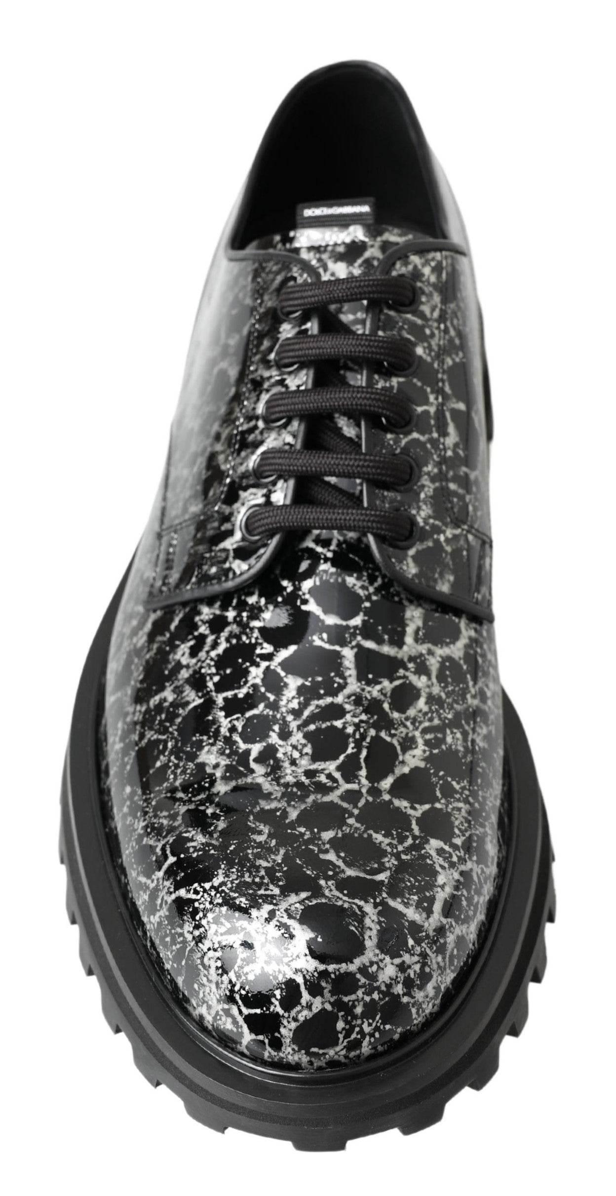 Dolce & Gabbana Sophisticated Two-Tone Derby Shoes - Hilstor
