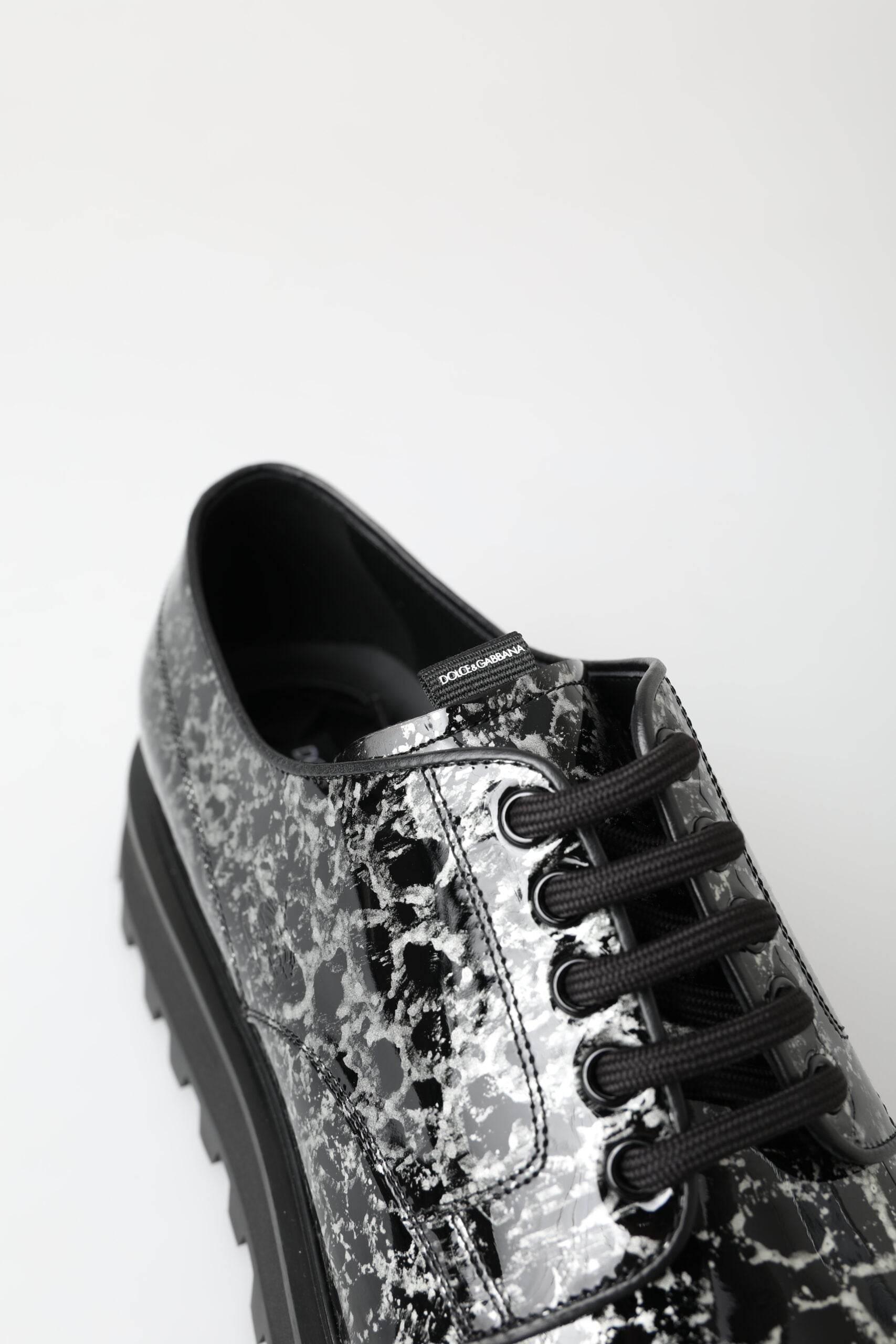 Dolce & Gabbana Sophisticated Two-Tone Derby Shoes - Hilstor