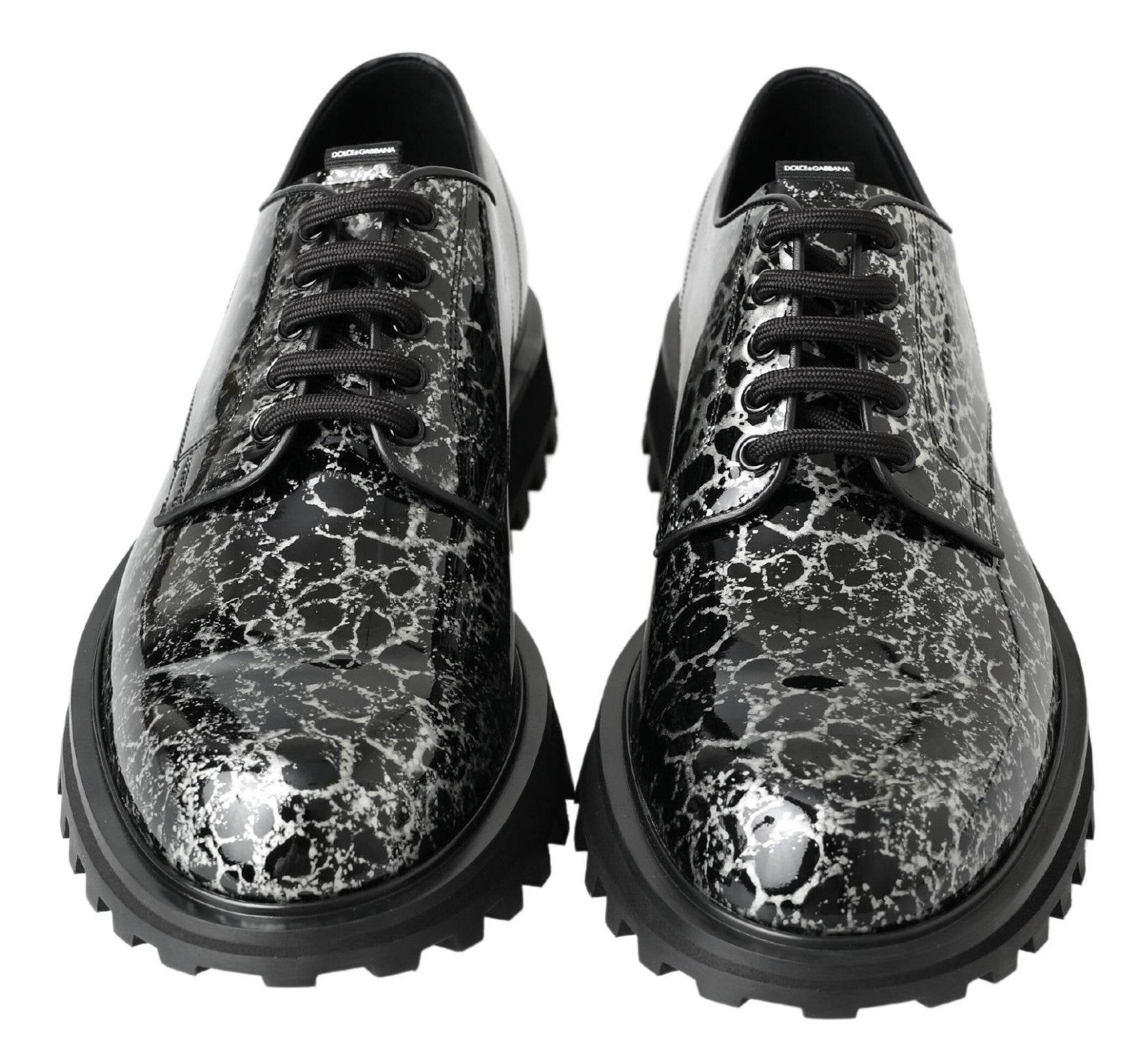 Dolce & Gabbana Sophisticated Two-Tone Derby Shoes - Hilstor