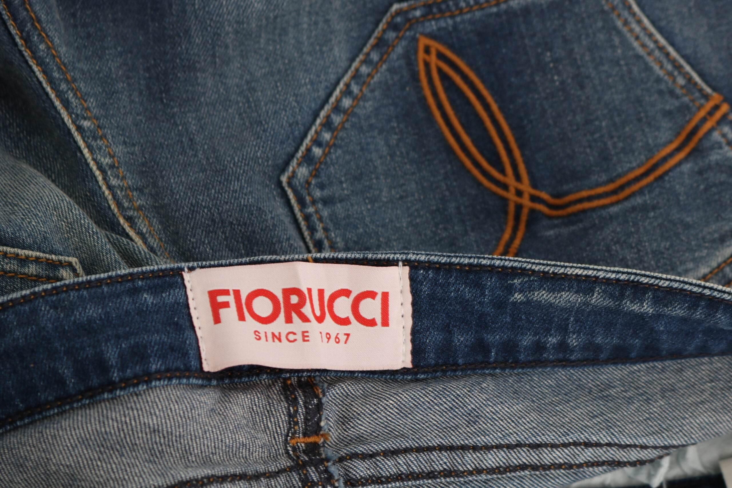 Fiorucci Svelte Mid Waist Slim Jeans in Vintage Blue - Hilstor
