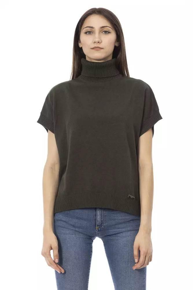Baldinini Trend Green Wool Women Sweater - Hilstor