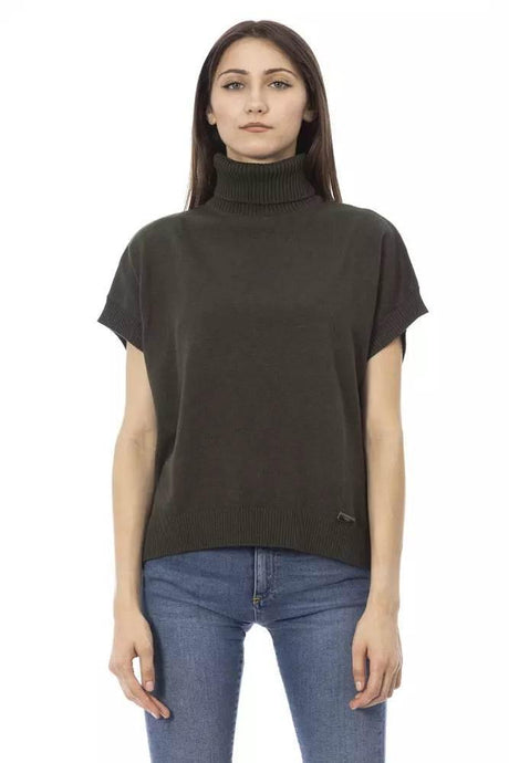 Baldinini Trend Green Wool Women Sweater - Hilstor