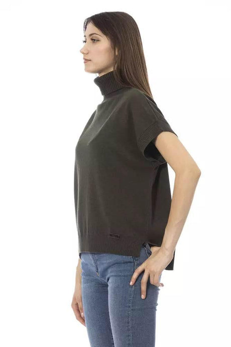 Baldinini Trend Green Wool Women Sweater - Hilstor