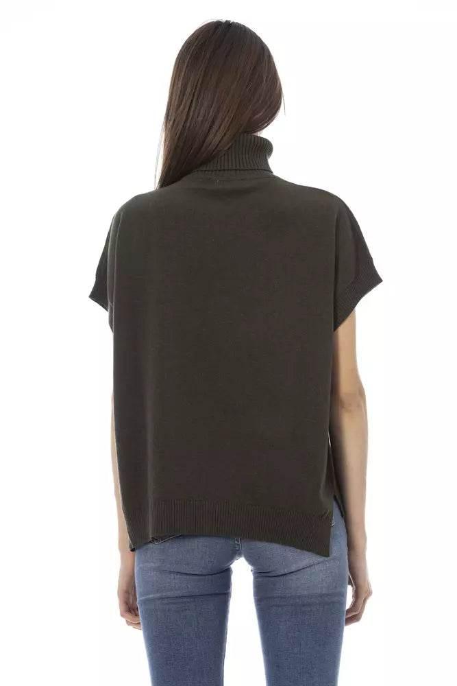 Baldinini Trend Green Wool Women Sweater - Hilstor