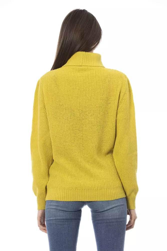 Baldinini Trend Yellow Wool Women Sweater - Hilstor