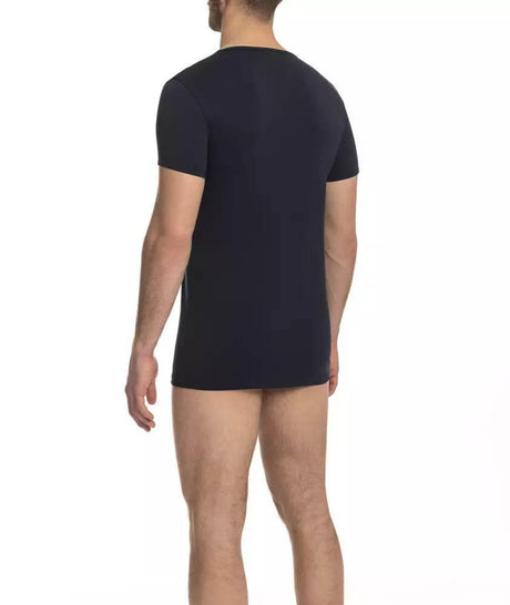 Cavalli Class Blue Cotton Men's T-Shirt - Hilstor