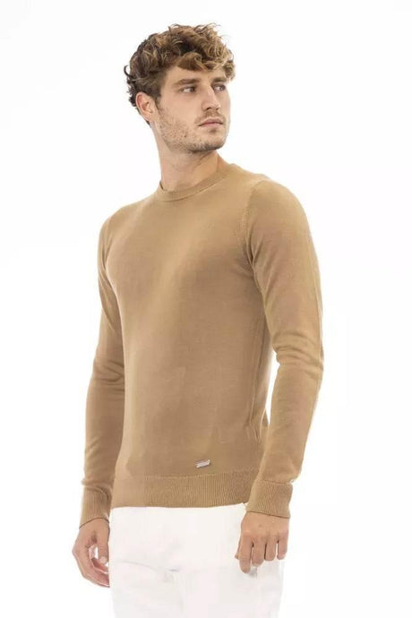 Baldinini Trend Beige Modal Men Sweater - Hilstor