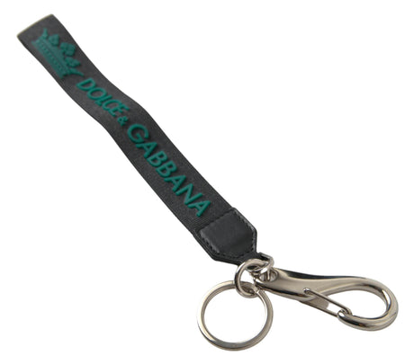 Dolce & Gabbana Chic Crown Rubber Logo Keychain - Hilstor