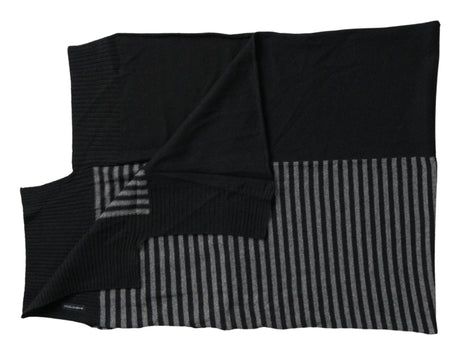 Dolce & Gabbana Elegant Striped Wool Blend Men's Scarf - Hilstor