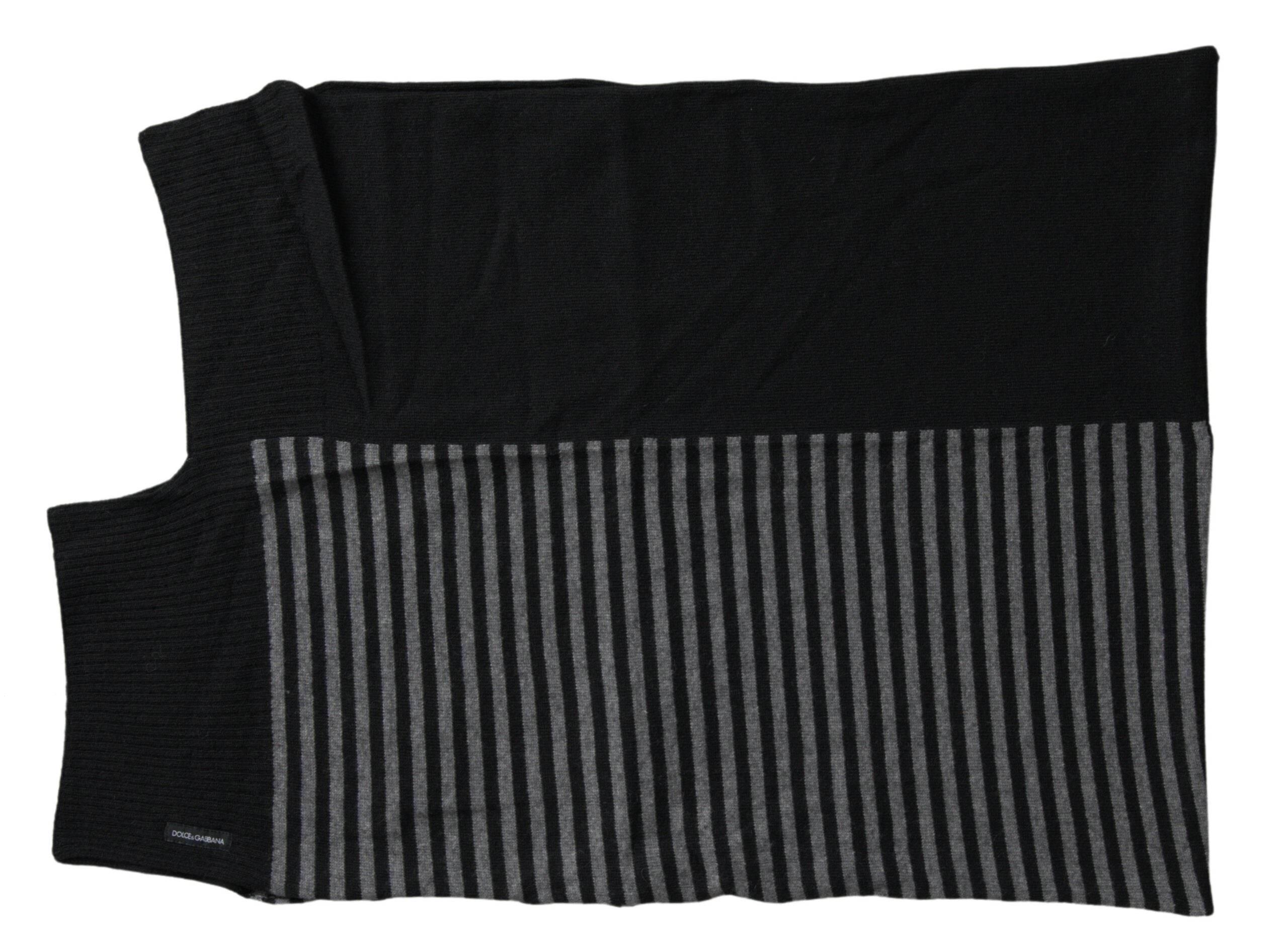 Dolce & Gabbana Elegant Striped Wool Blend Men's Scarf - Hilstor