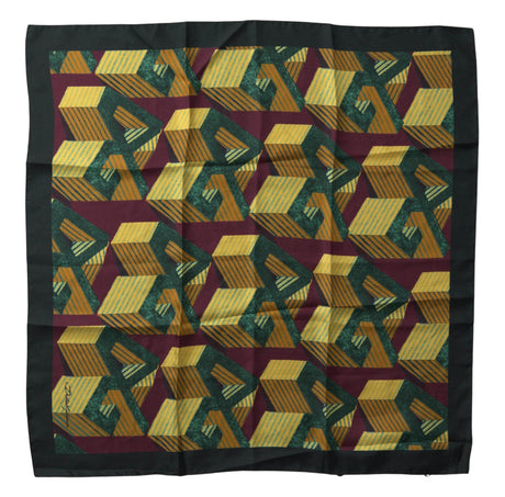Dolce & Gabbana Elegant Multicolor Silk Men's Square Scarf - Hilstor