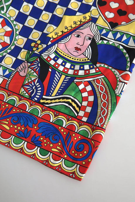 Dolce & Gabbana Elegant Multicolor Silk Blouse - Hilstor