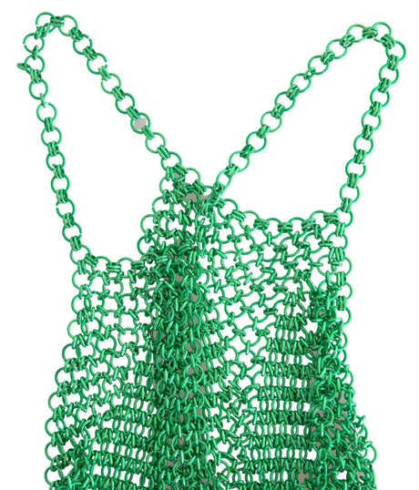Dolce & Gabbana Emerald Halter Cropped Tank Top - Hilstor