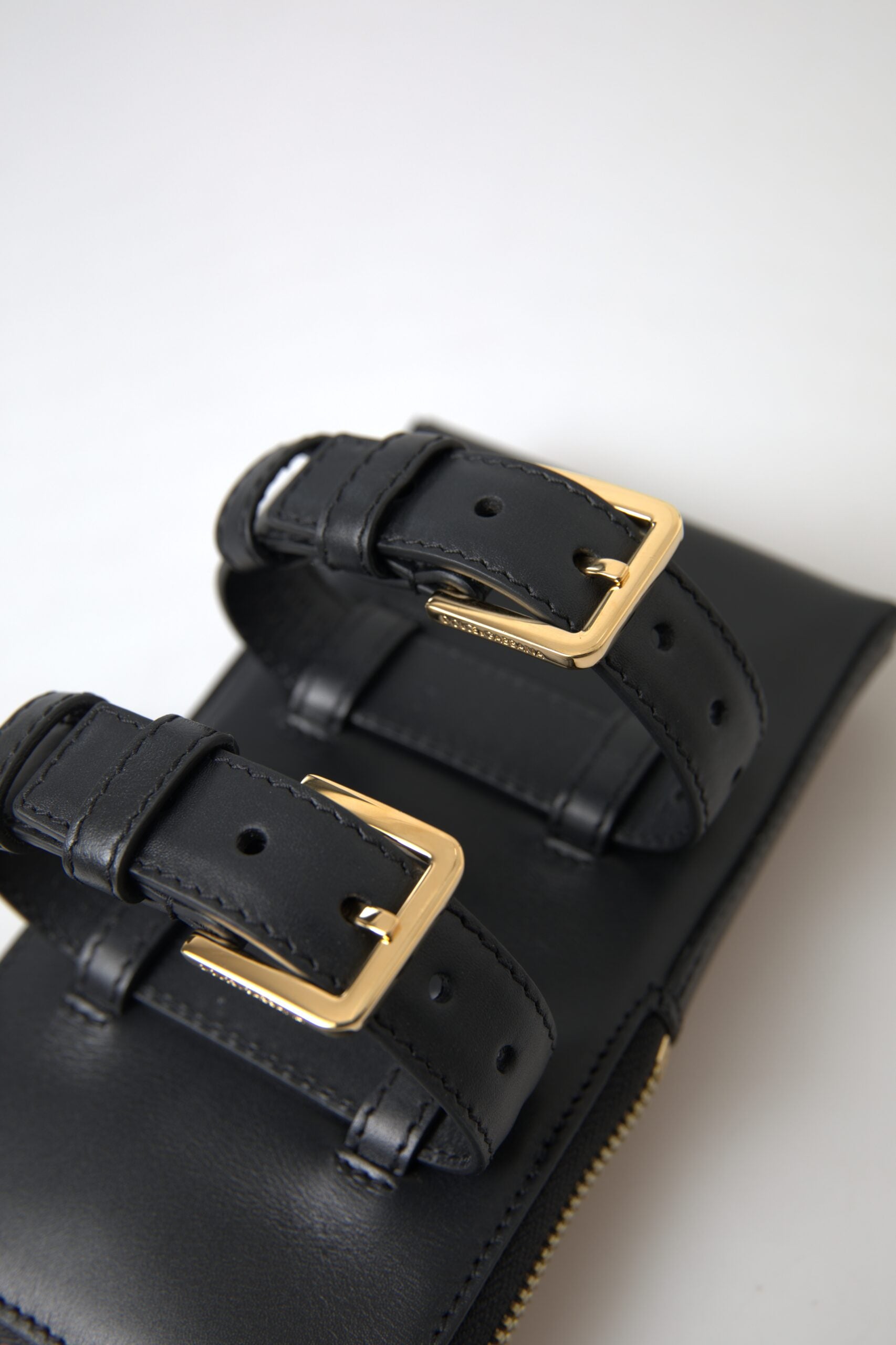 Dolce & Gabbana Elegant læderarmbåndsclutch