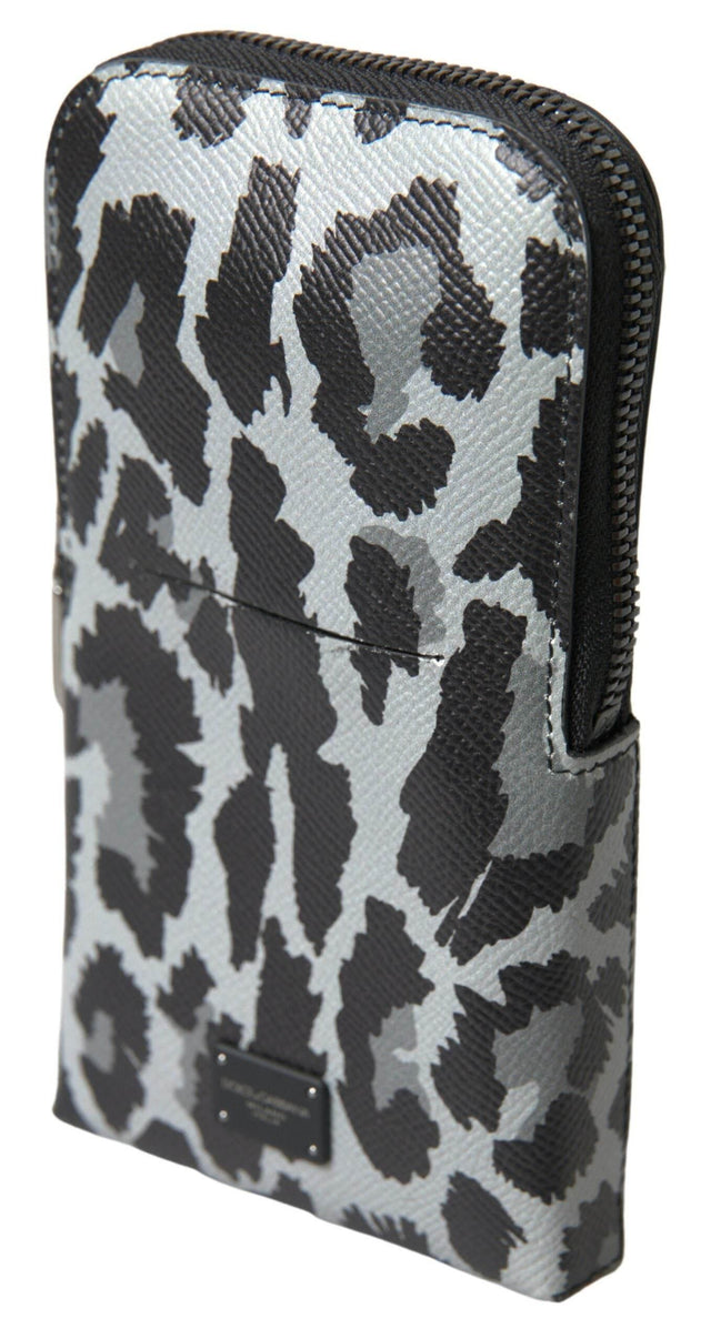 Dolce & Gabbana Elegant Leather Crossbody Phone Bag - Hilstor