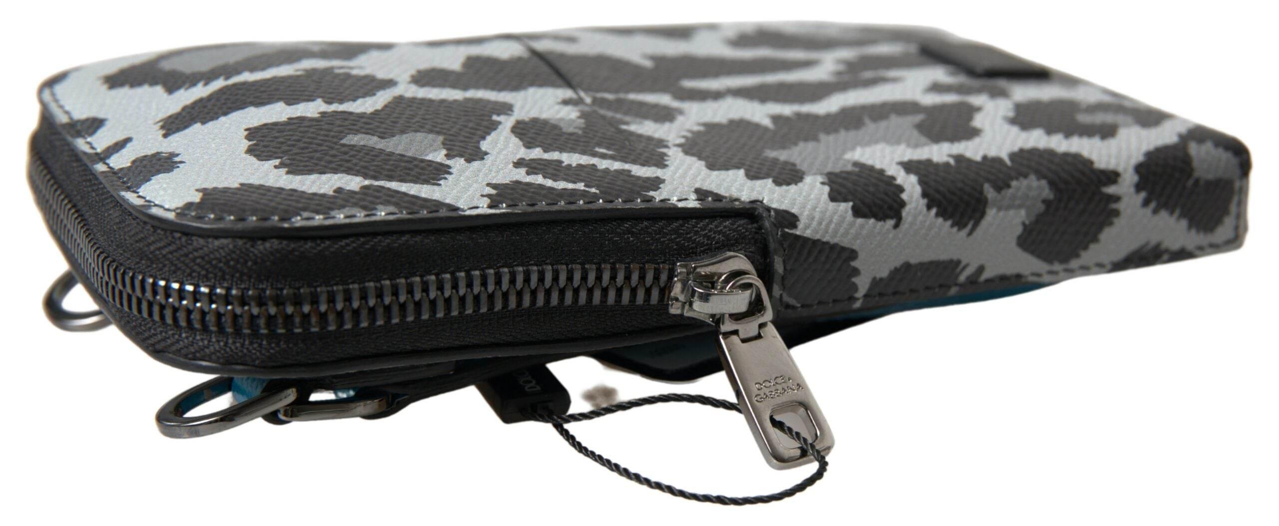 Dolce & Gabbana Elegant Leather Crossbody Phone Bag - Hilstor