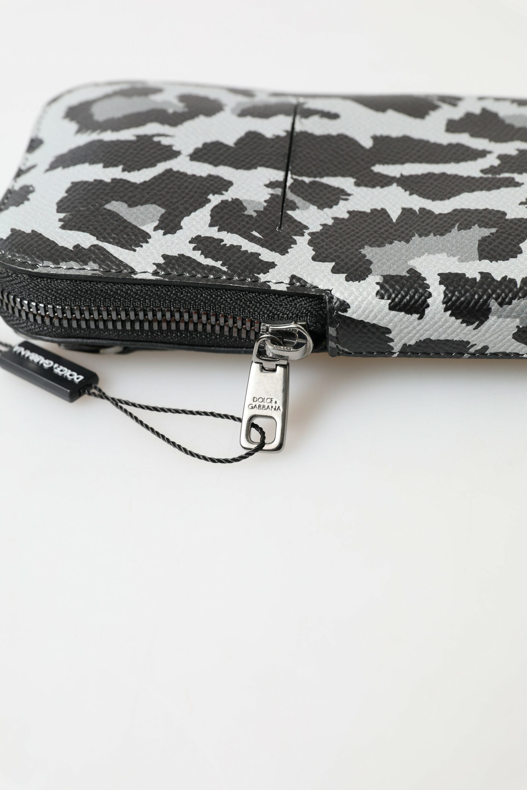 Dolce & Gabbana Elegant Crossbody-telefontaske i læder