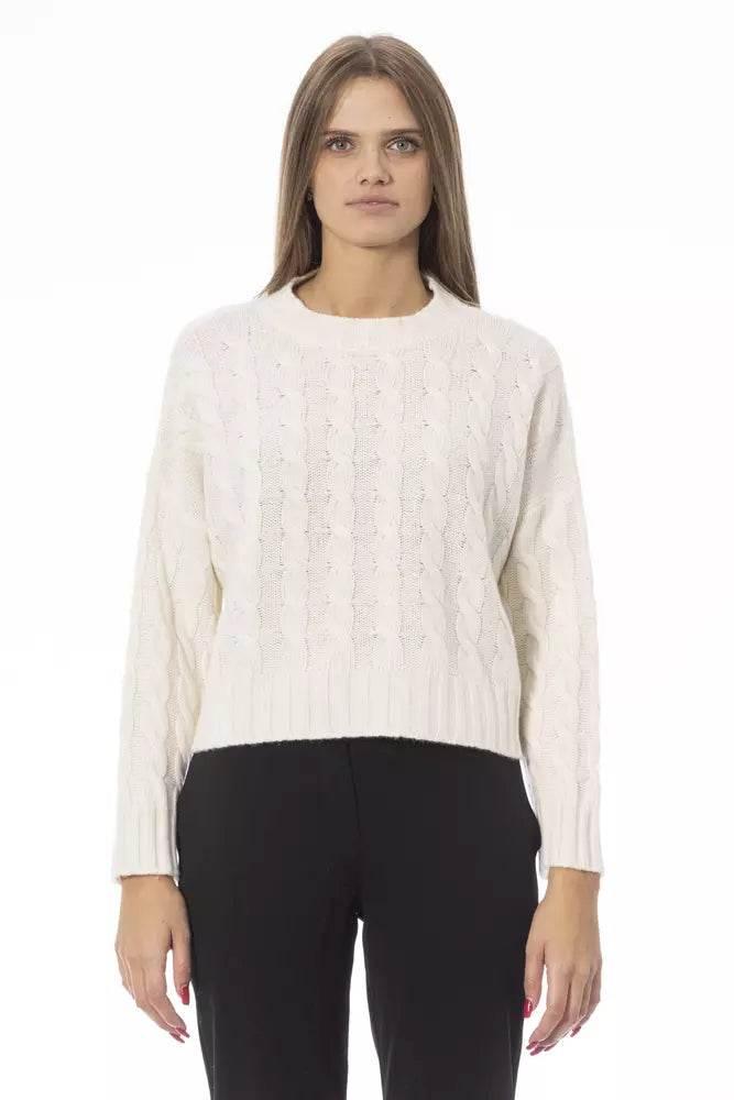 Baldinini Trend Beige Wool Women Sweater - Hilstor