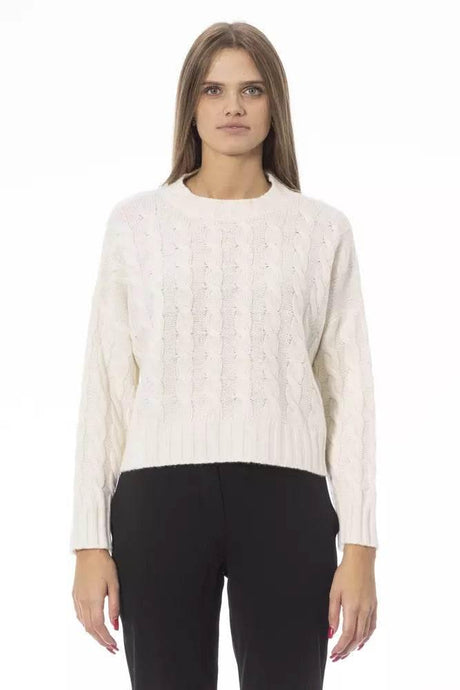 Baldinini Trend Beige Wool Women Sweater - Hilstor