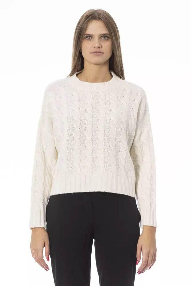 Baldinini Trend Beige Wool Women Sweater - Hilstor
