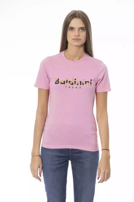 Baldinini Trend Multicolor Cotton Women T-Shirt - Hilstor